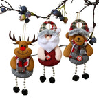 Weihnachts-Hängeornamente | Festliche Figurenmotive | Innendekoration