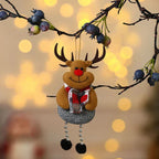 Weihnachts-Hängeornamente | Festliche Figurenmotive | Innendekoration
