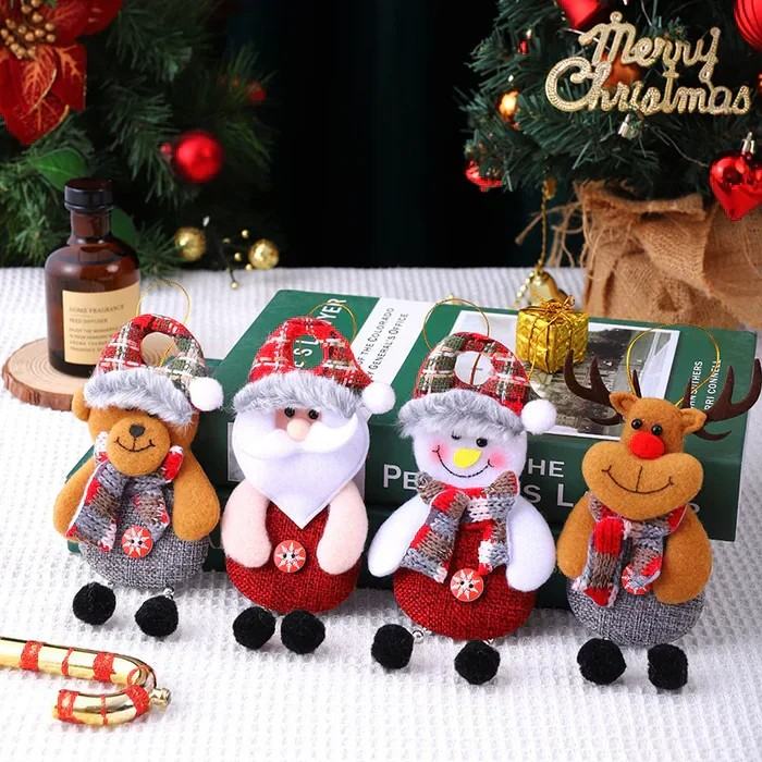 Weihnachts-Hängeornamente | Festliche Figurenmotive | Innendekoration