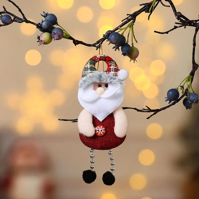 Weihnachts-Hängeornamente | Festliche Figurenmotive | Innendekoration
