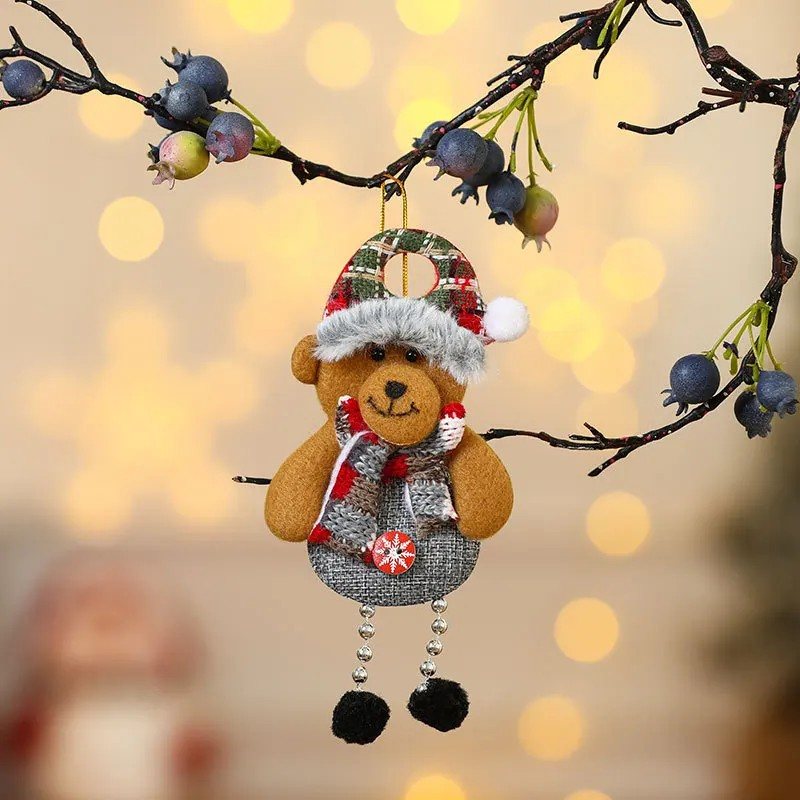 Weihnachts-Hängeornamente | Festliche Figurenmotive | Innendekoration
