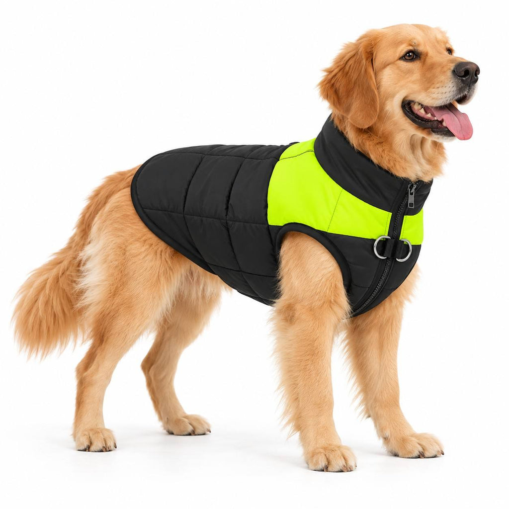 Winterjacke für Hunde | Polyester mit Karomuster | Hundemantel für Spaziergänge im Freien