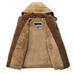 Winterparka | Integrierte Kapuze & Warmes Futter | Regular Fit mit Frontreißverschluss