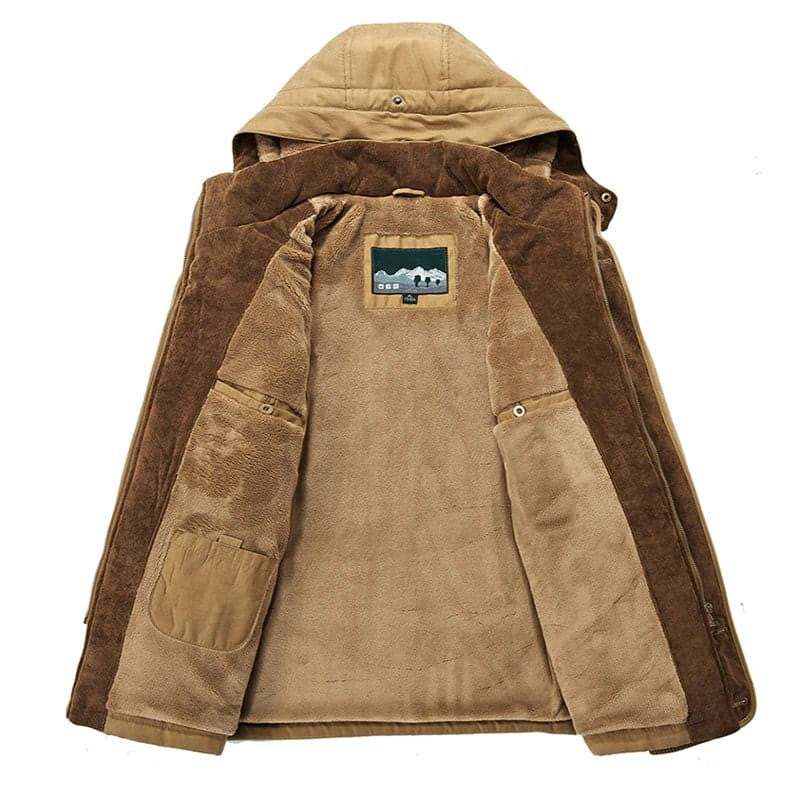 Winterparka | Integrierte Kapuze & Warmes Futter | Regular Fit mit Frontreißverschluss