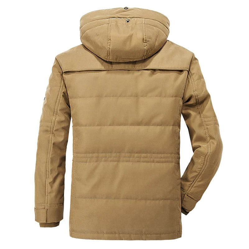Winterparka | Integrierte Kapuze & Warmes Futter | Regular Fit mit Frontreißverschluss