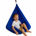Kinder Hängesessel Schaukel aus Nylon | Einzelsitz mit Aufhängung | Tragbarer Indoor & Outdoor Hängesitz bis ca. 100 kg | Novera
