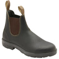 Chelsea Stiefel mit Synthetik-Obermaterial | Knöchelhohes Slip-On Design | Elastische Seiteneinsätze & Gummisohle für Alltag | Novera