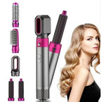 5-in-1 Haarstyler Föhn - 1000W Locken & Glättsystem