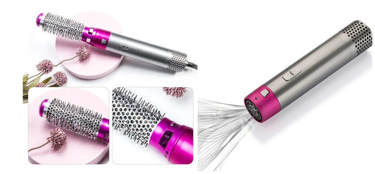 5-in-1 Haarstyler Föhn - 1000W Locken & Glättsystem