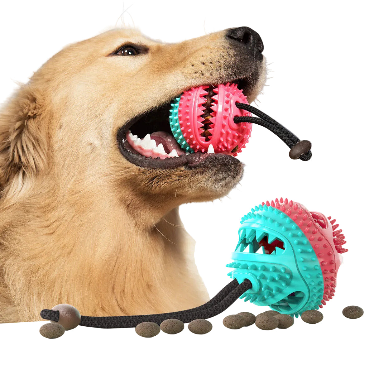 Hundeball Kauspielzeug - TPR Trainingsball 7,5 cm