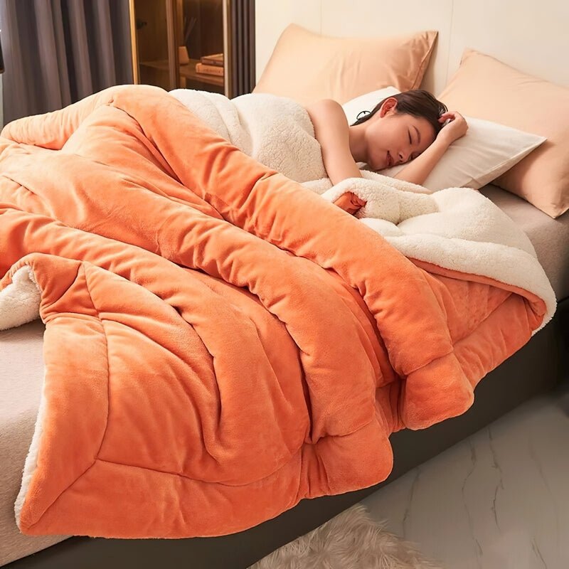 Wendedecke aus Mikrofaser | Doppelseitiges Strickgewebe | Weicher Überwurf für Sofa und Bett